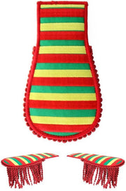 Set schouder epaulette rood/geel/groen gestreept Limburg