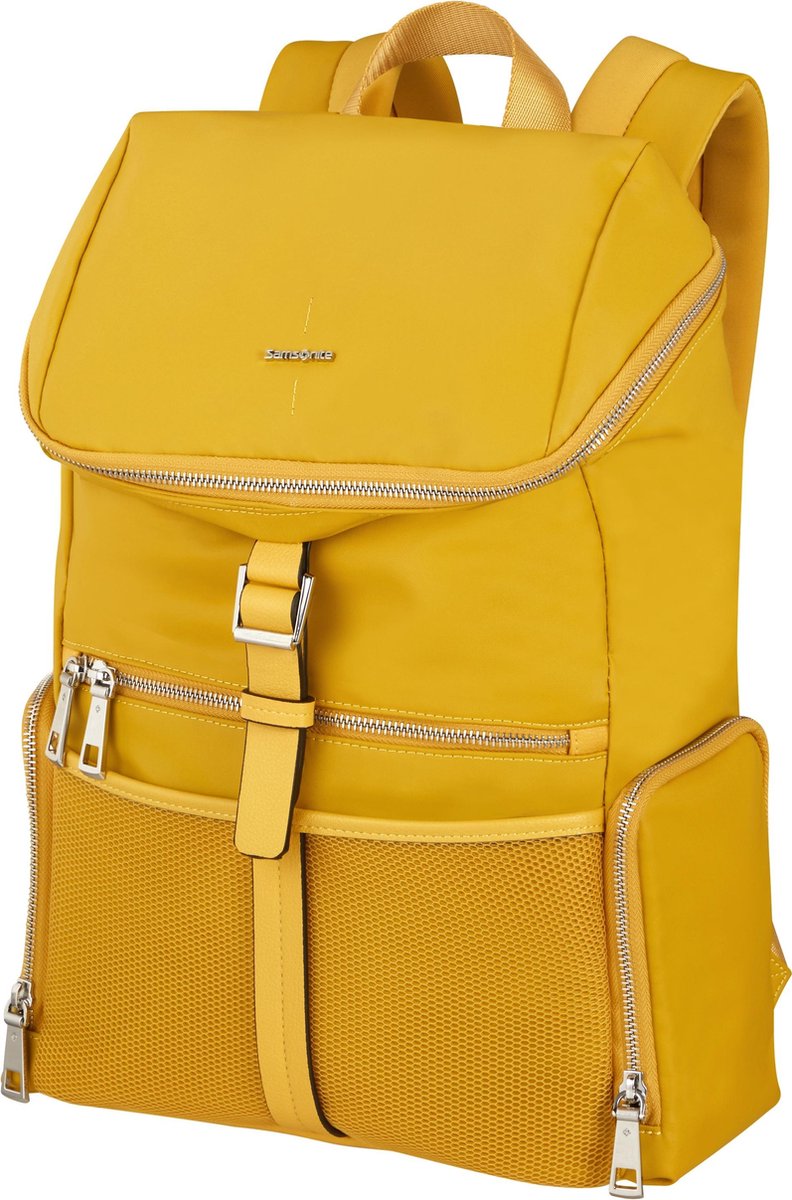 "Samsonite Laptoprugzak - Activ-Eight Top Open. Backpack 14.1"" Sunflower Yellow"