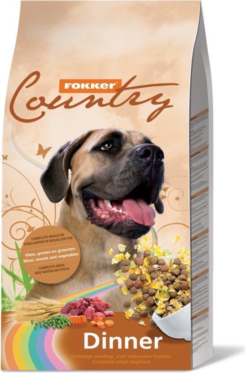 Fokker Country Dinner - Hondenvoer - 15 kg