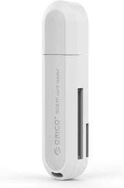 Orico - Multifunctionele USB3.0 Kaartlezer voor TF & SD Geheugenkaarten - OTG-functie - 5Gbps - Wit