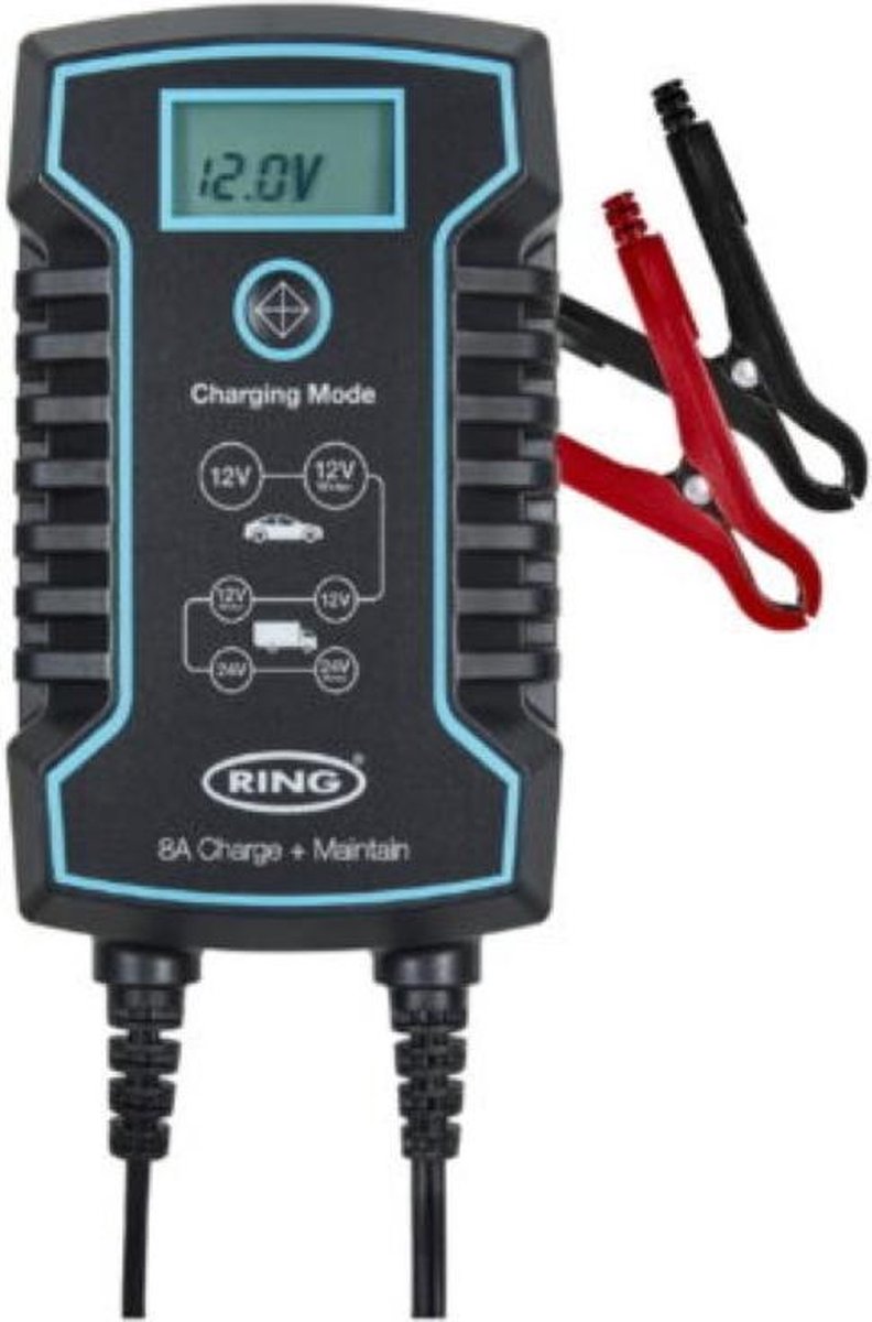 Ring Smart Acculader 12/24v 8A 7 Traps