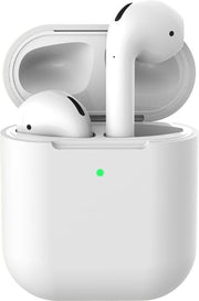 Beschermhoes voor Apple Airpods - Wit - Siliconen case geschikt voor Apple Airpods 1 & 2