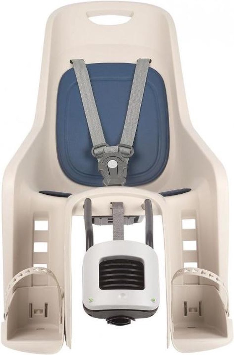 Polisport Bubbly Maxi FF Plus Kinderzitje - 2020 Editie - Creme/Denim