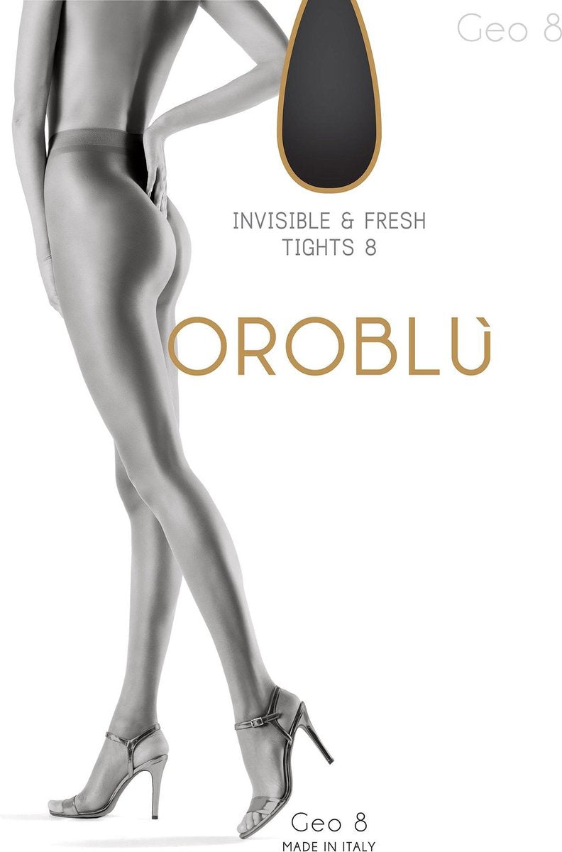 Oroblu Geo Panty Denier 8 - Black - Maat 42-44