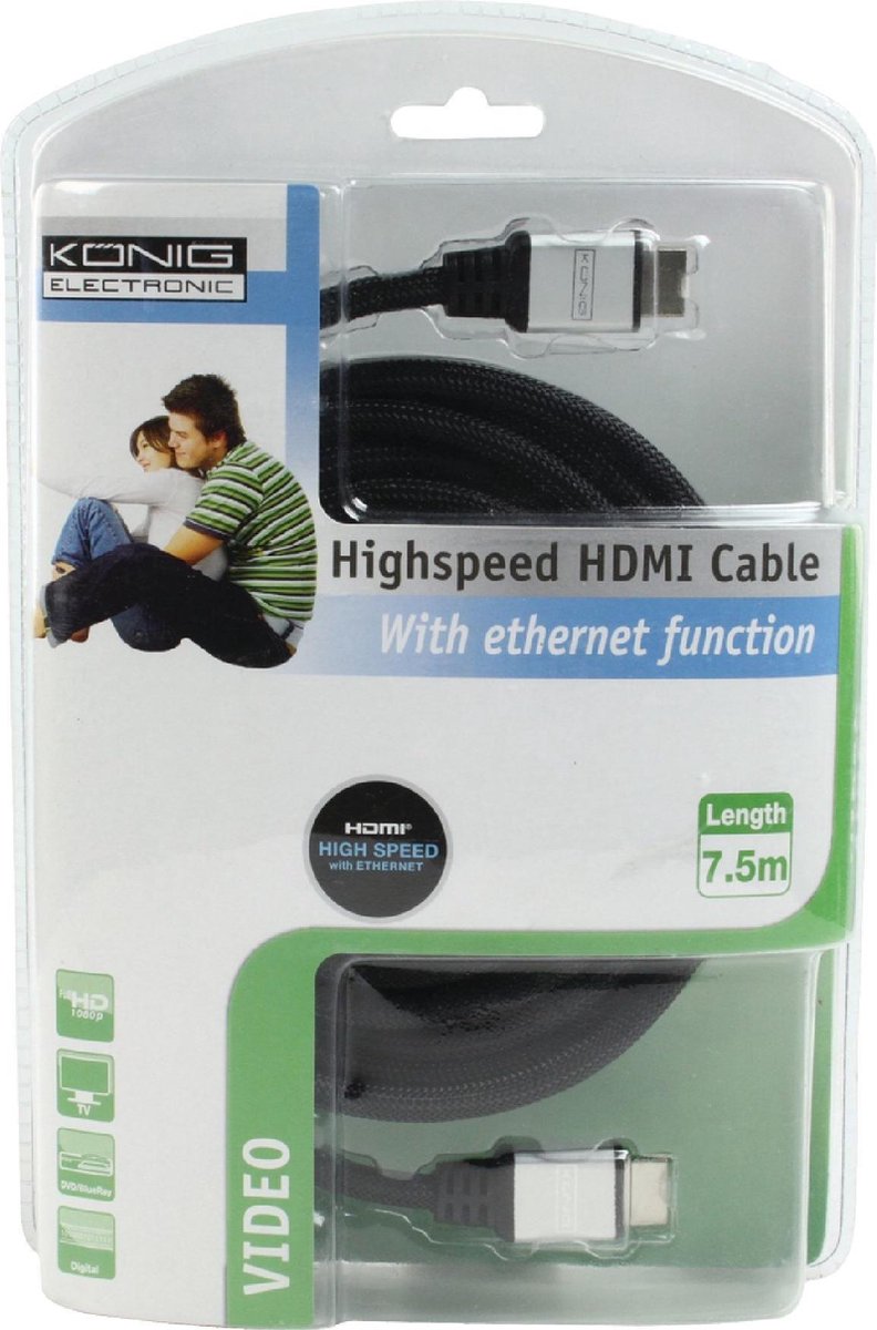 König CMP-CE038-7.5 HDMI kabel 7