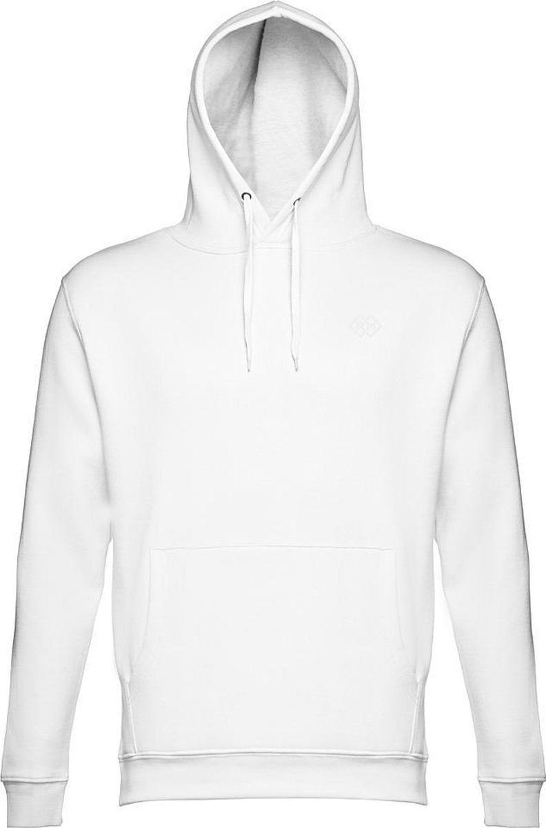 Romobrands_Heren Hoodie_Model Rick_Wit