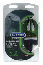 Bandridge - S-Video naar Scart Kabel - 2 meter