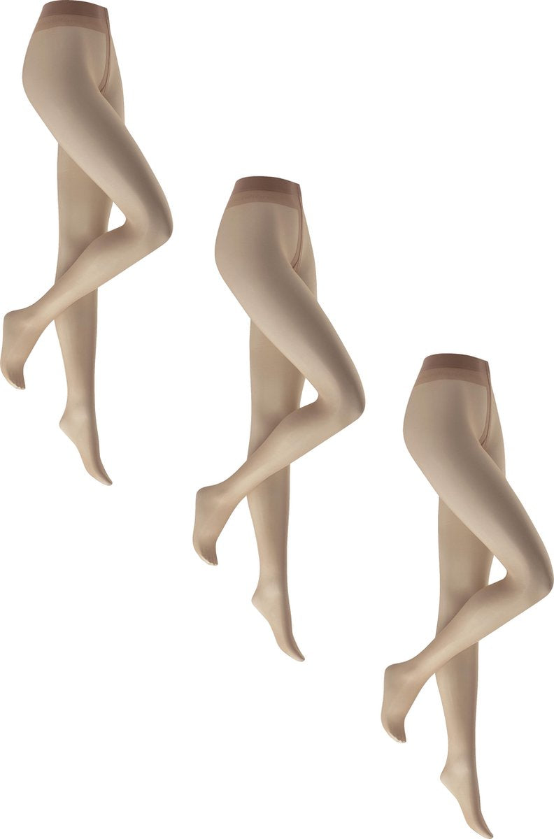 Kunert Chinchillan 20 Panty 3-pack Cashmere - Maat 38-40