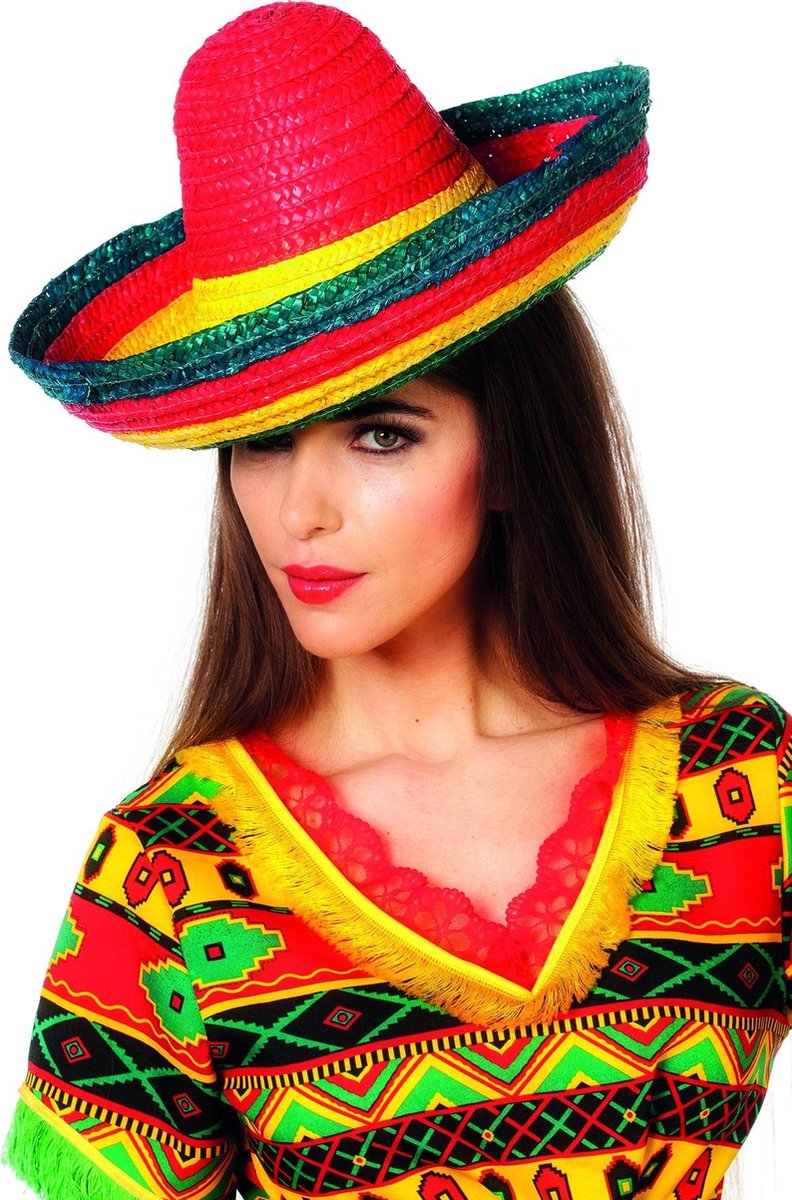 Sombrero gestreept Multi
