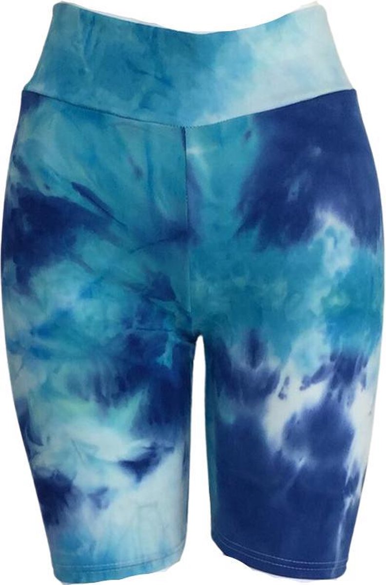 Fashion Dames Korte Broek / Comfort broek / Zomer broek | Sport Broek | Blauw - S