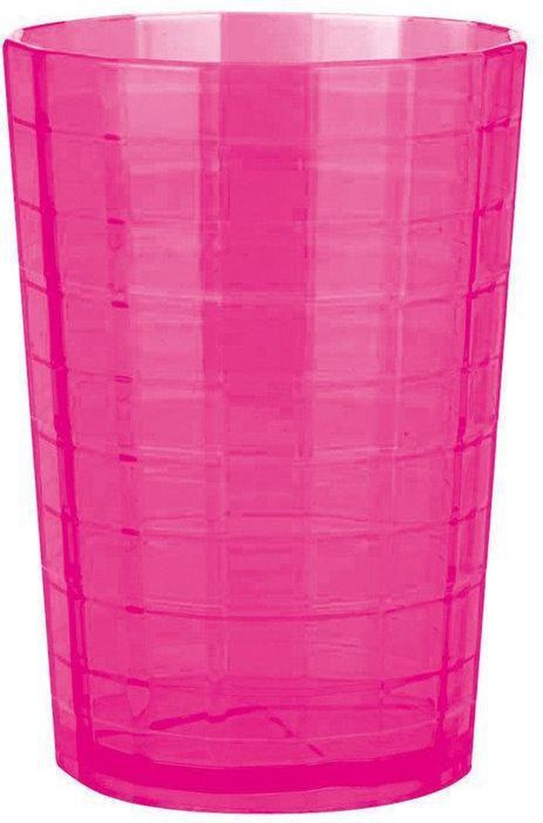 Zak! Designs Disco Glas - 33 cl - Roze