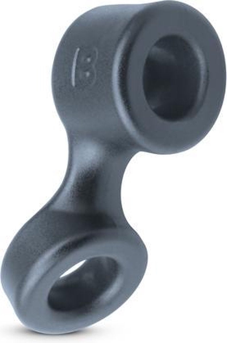 Boners Cockring En Ballstretcher - Grijs | Dildo | Vibrator | Penis | Penispomp | Extender | Buttplug | Sexy | Tril ei | Erotische | Man | Vrouw | Penis | Heren | Dames
