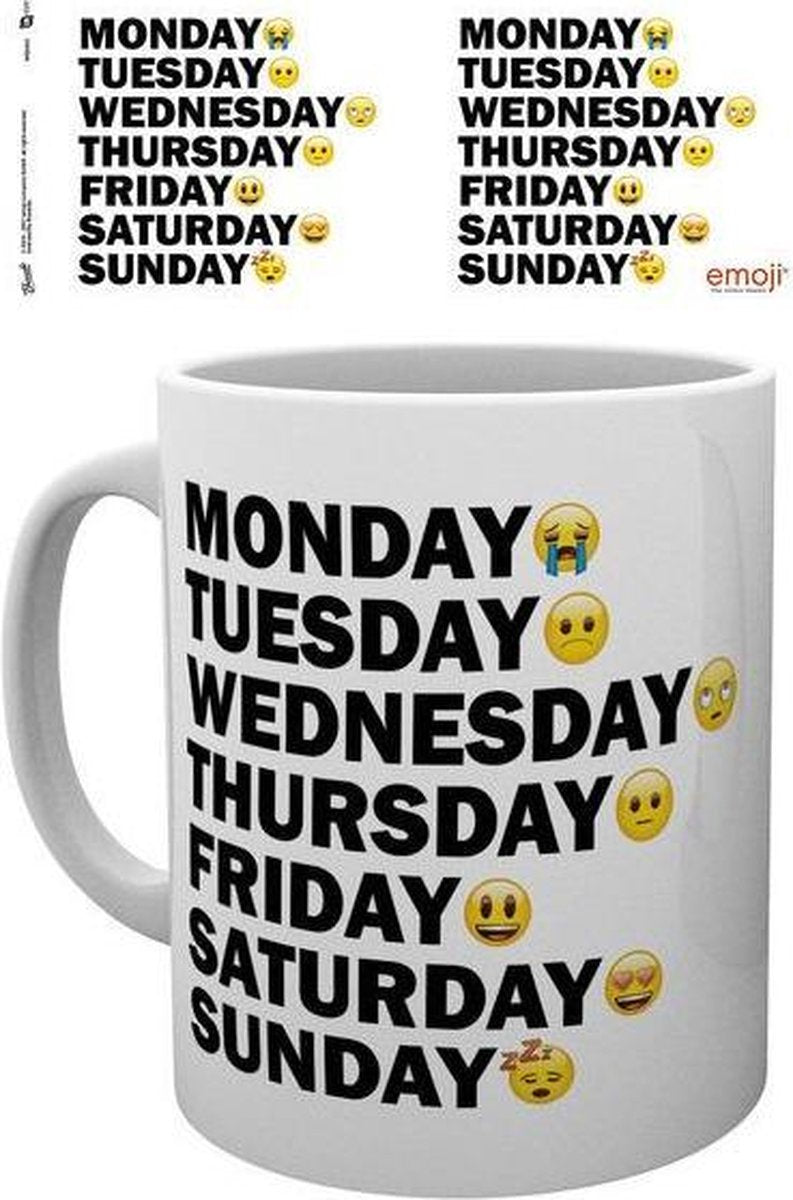 Emoji Days Of The Week - Mok