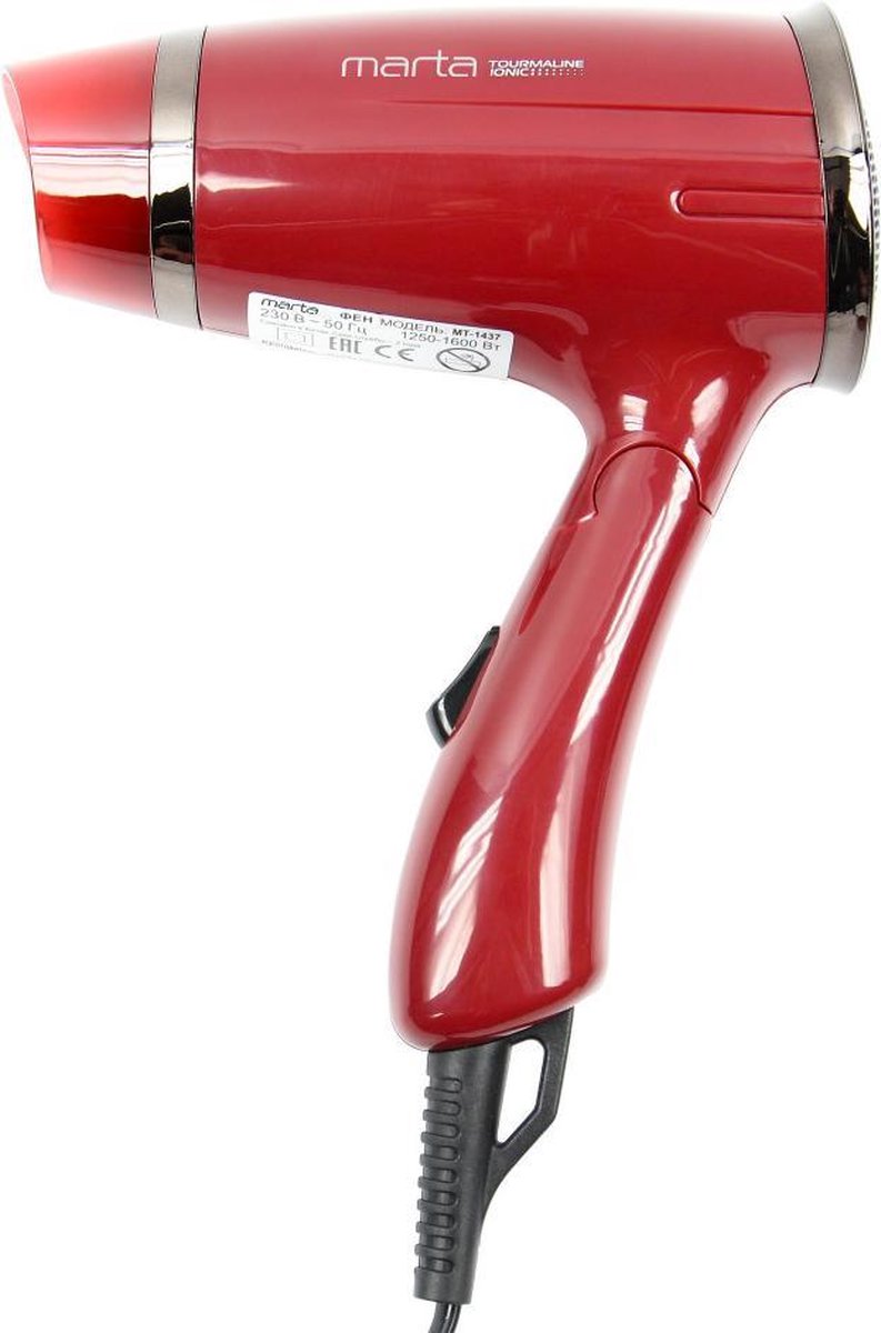 MARTA MT-1437 Reisfohn|1600W|2-speed|burgundy garnet