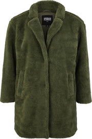 Urban Classics Winterjas -XXL- Oversized Sherpa Groen