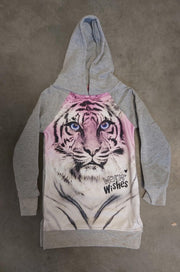 sweatdress tiger grey 122/128