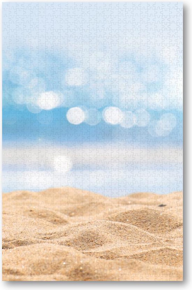 Zeegezicht - Abstract Beach / Strand - 1000 Stukjes puzzel voor volwassenen - Landschap - Natuur