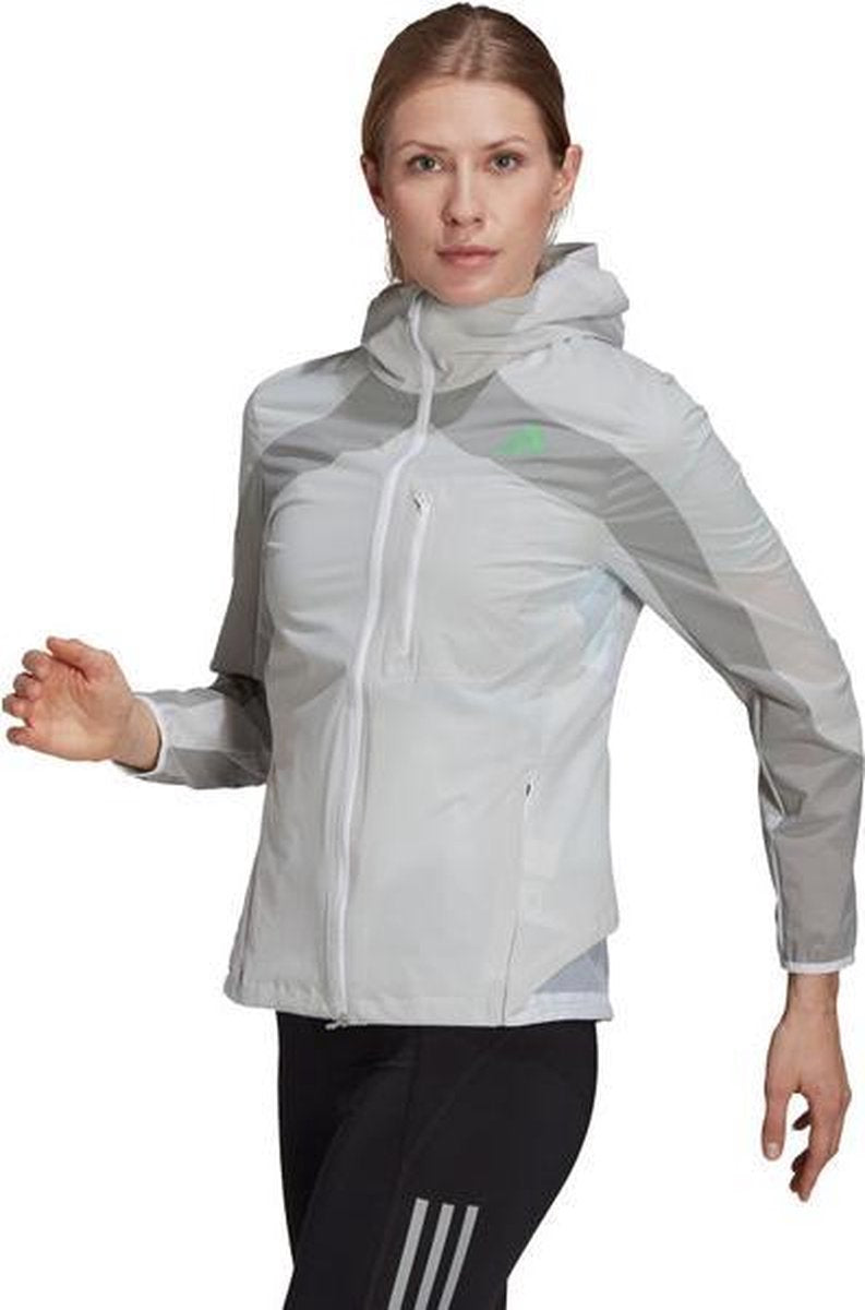 adidas Marathon Jack Dames - wit/grijs - maat L