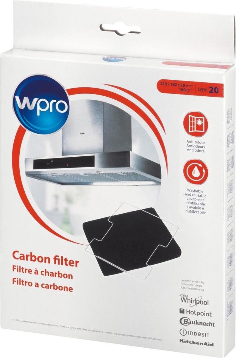 WPRO Type20 Koolstoffilter 20