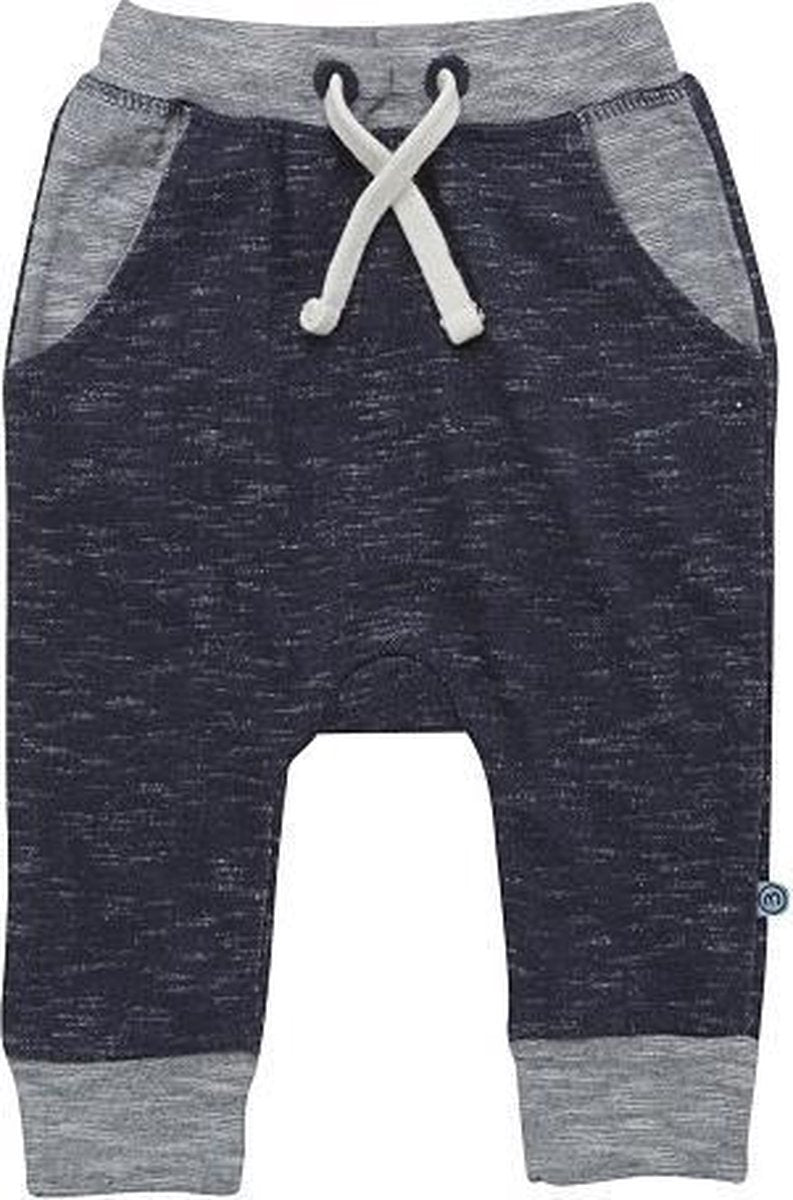 Minymo - baby jongens broek - blauw - Maat 62