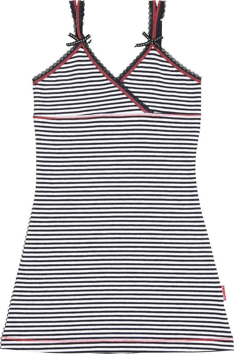 Claesen's Meisjes Nachtjurk - Navy/White Stripes - Maat 92/98