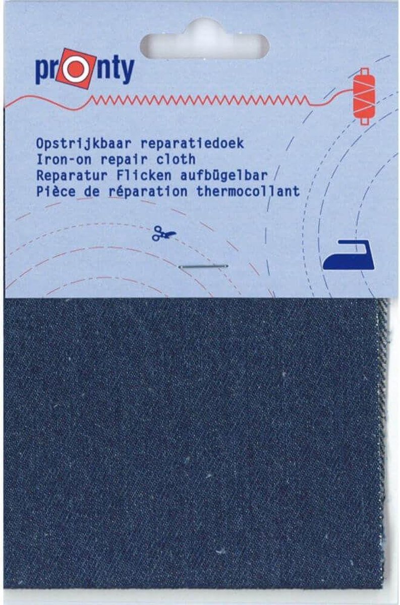 PRONTY REPARATIEDOEK JEANS OPSTRIJKBAAR 074 MIDDEN 10 X 40 CM. 3 PAKJES