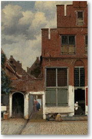 Gezicht op huizen in Delft