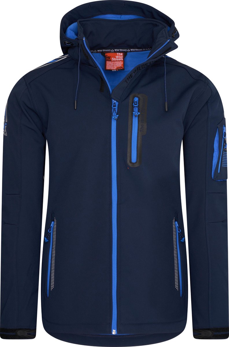 The Wildstream - Herenjas - Fleece gevoerd - Inmove - Light Navy-Maat L