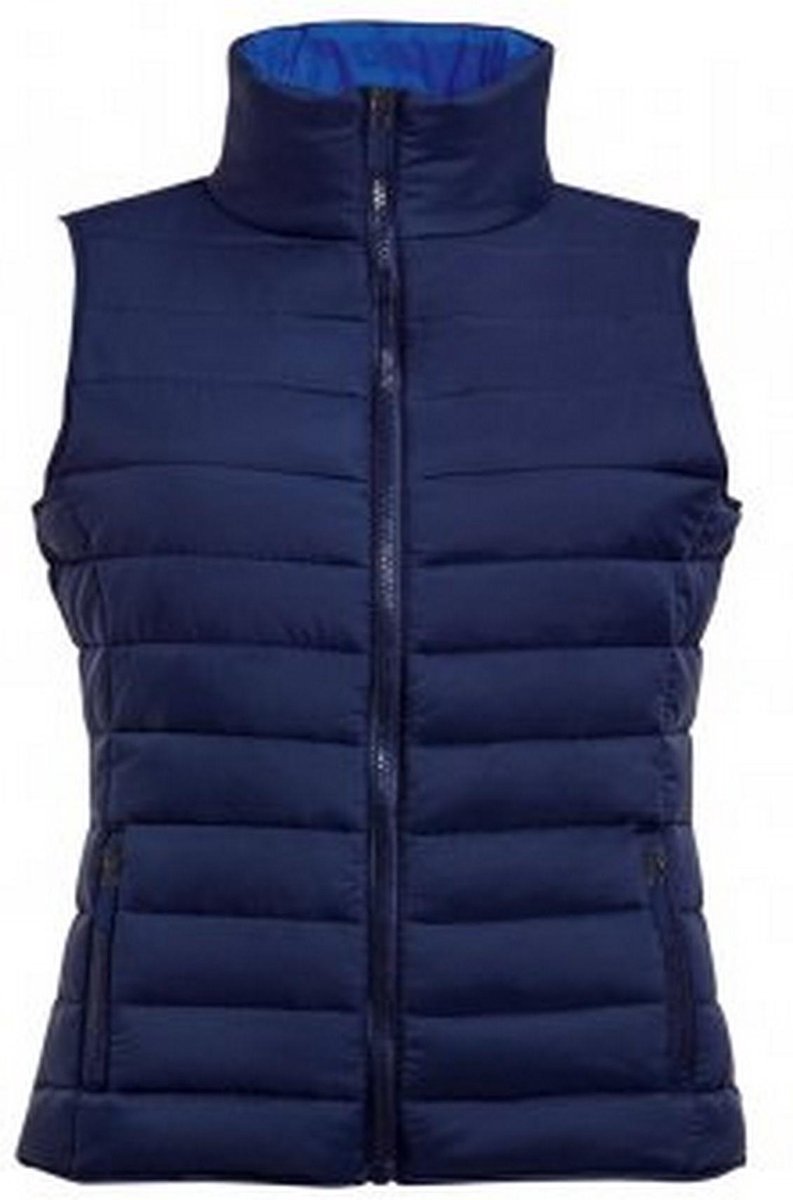 SOLS Vrouwen/dames Golfkussen Gewatteerde Waterafstotende Bodywarmer/Gilet (Marine)
