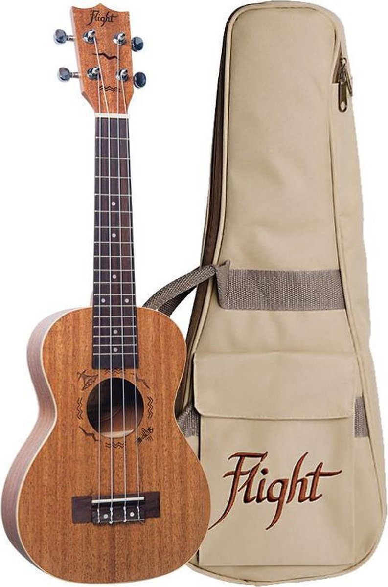 Flight: DUC323 Mahogany Concert Ukulele