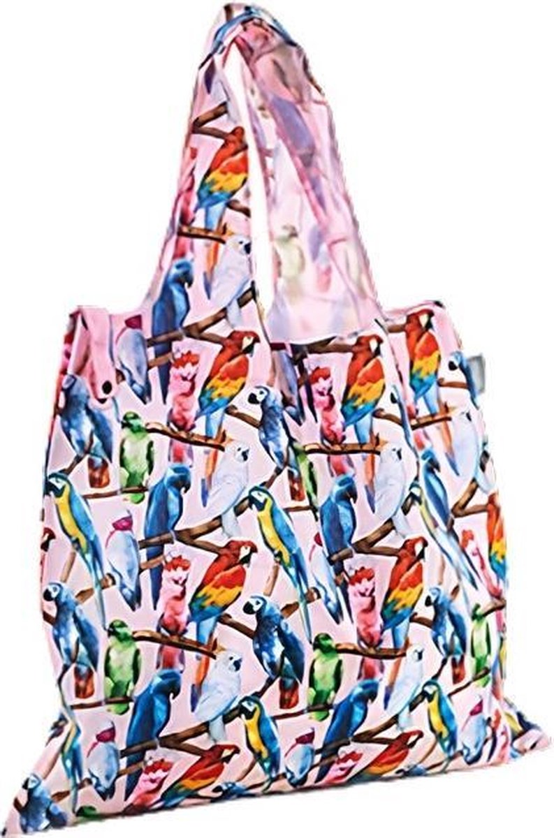 Cedon Shopper Vogels 50 X 42 Cm Polyester Roze