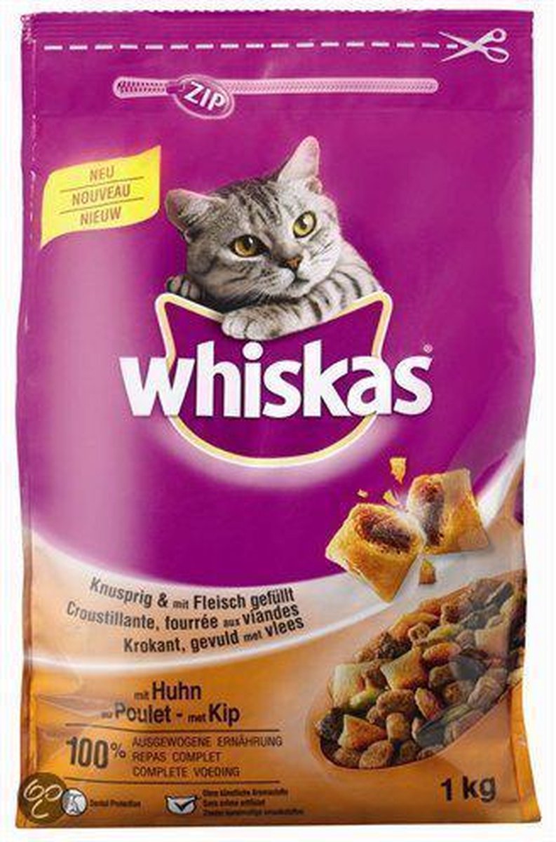 Whiskas Droog Adult Kip/groente