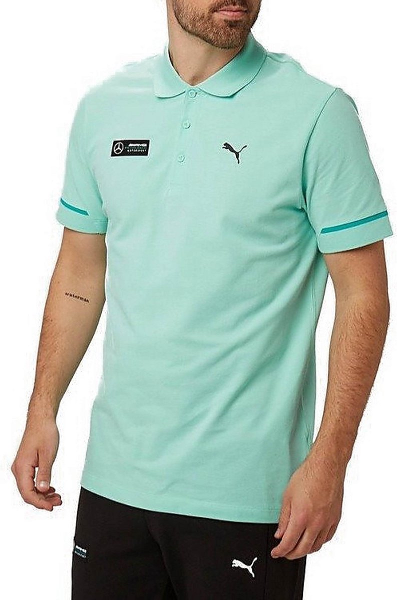 Puma Mercedes AMG Petronas Motorsport Polo Heren - Groen - Maat XL