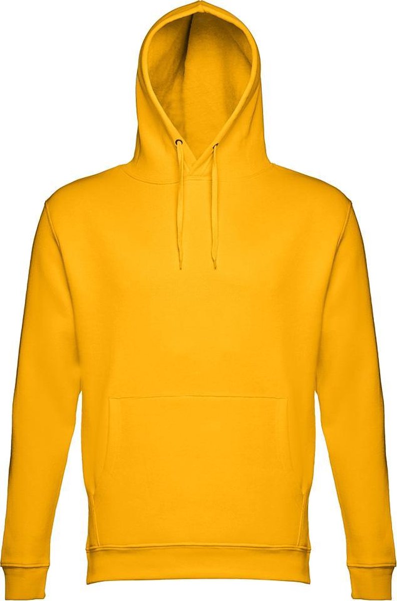 Romobrands_Heren Hoodie_Model Rick_Mustard