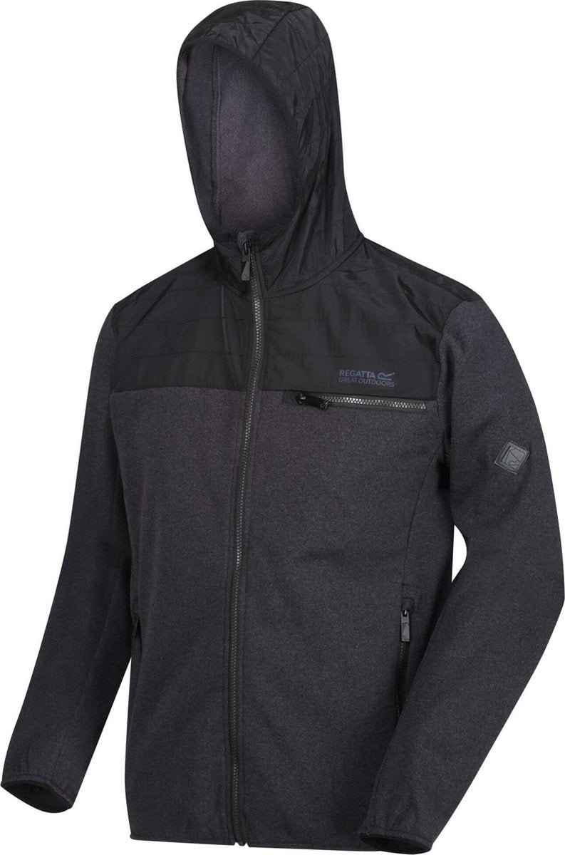Upham Hybrid softshell-wandeljas van Regatta met capuchon voor Heren met waterafstotende afwerking
