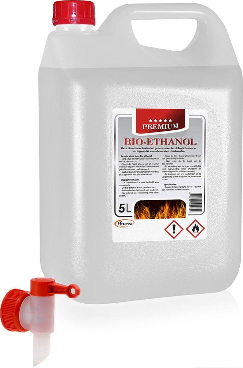 Adana® Bio- ethanol -25 liter- PREMIUM -bioethanol 96