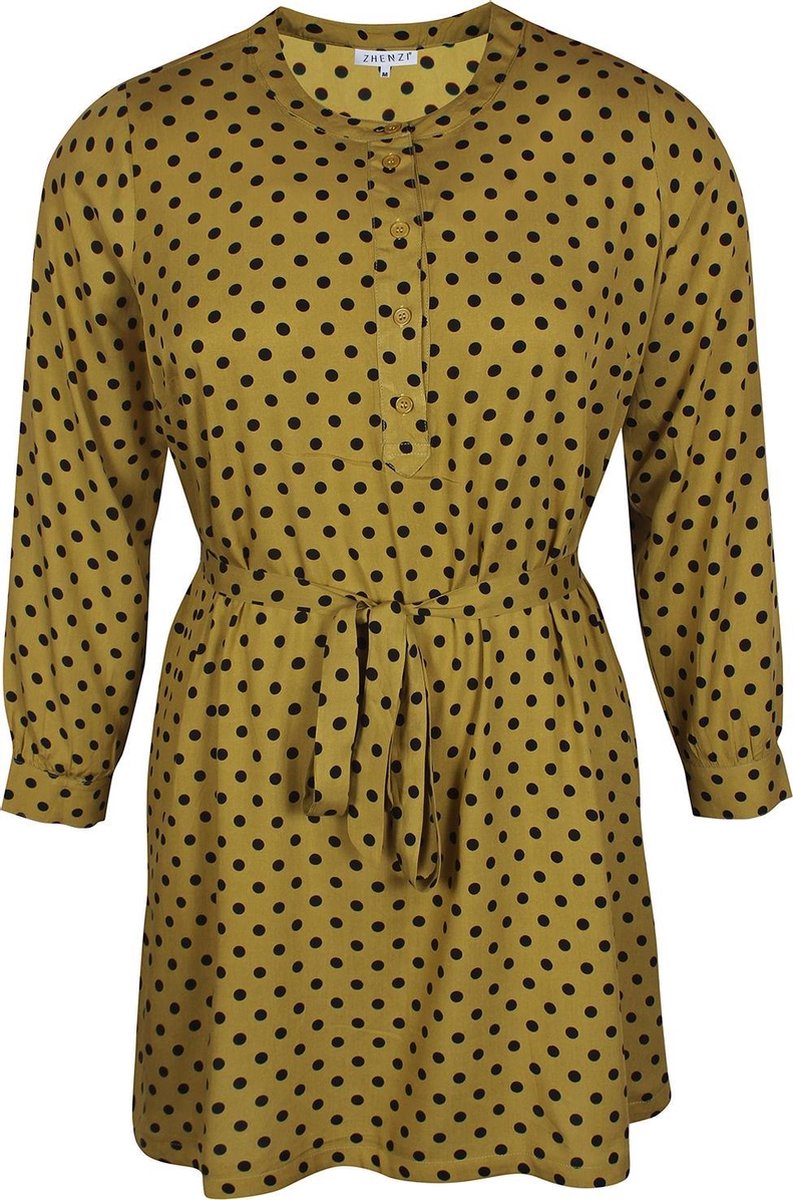Jurk Zhenzi blouse look stip