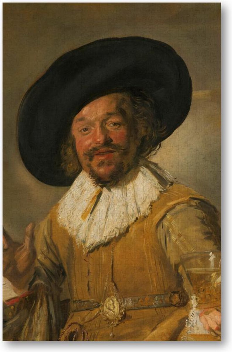 De vrolijke drinker - 1000 Stukjes puzzel voor volwassenen - Frans Hals - Meesterwerken