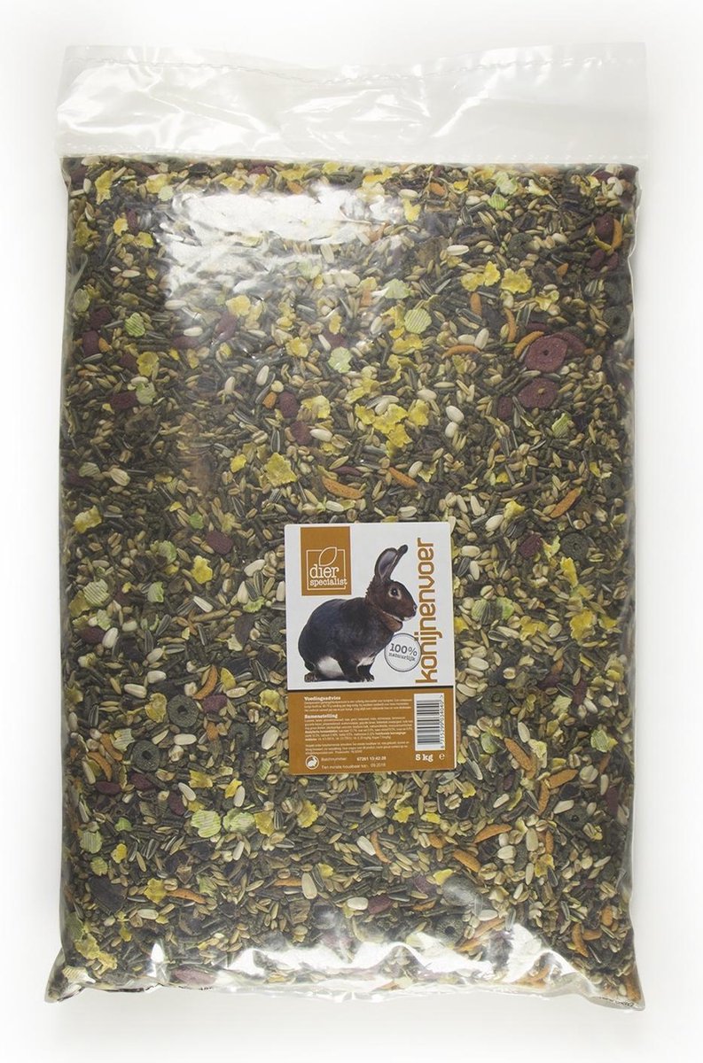 Dierspecialist luxe gemengd Konijnenvoer - 2 kg