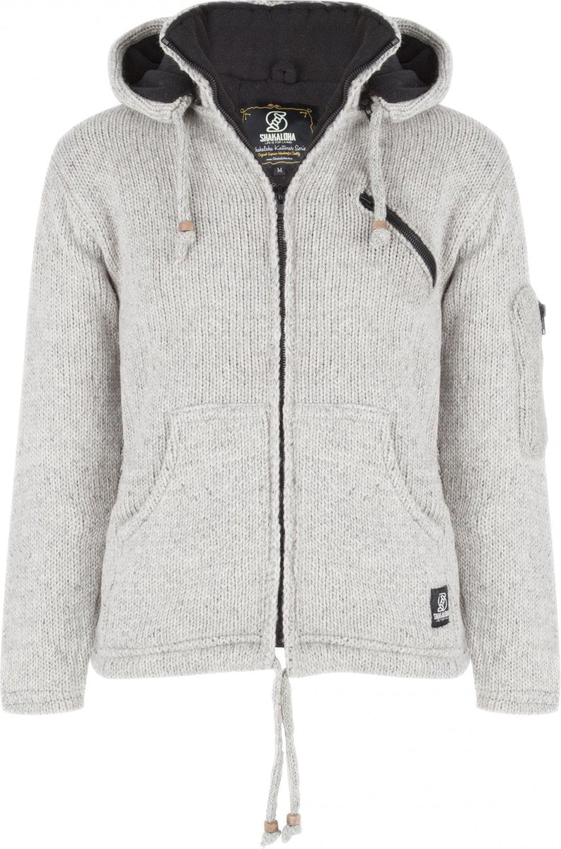 SHAKALOHA LIFE IS FOR LIVING M Crush Ziphood Grey