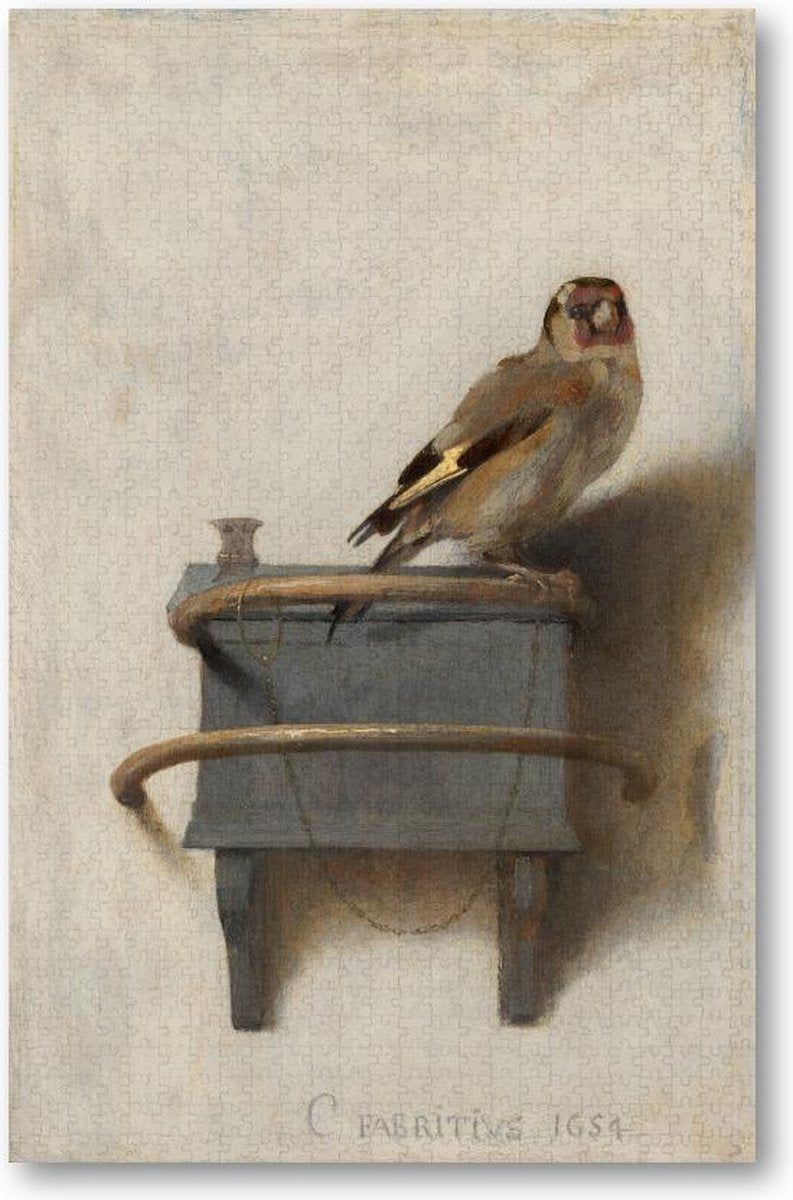 Het puttertje - Carel Fabritius - 1000 Stukjes puzzel voor volwassenen -