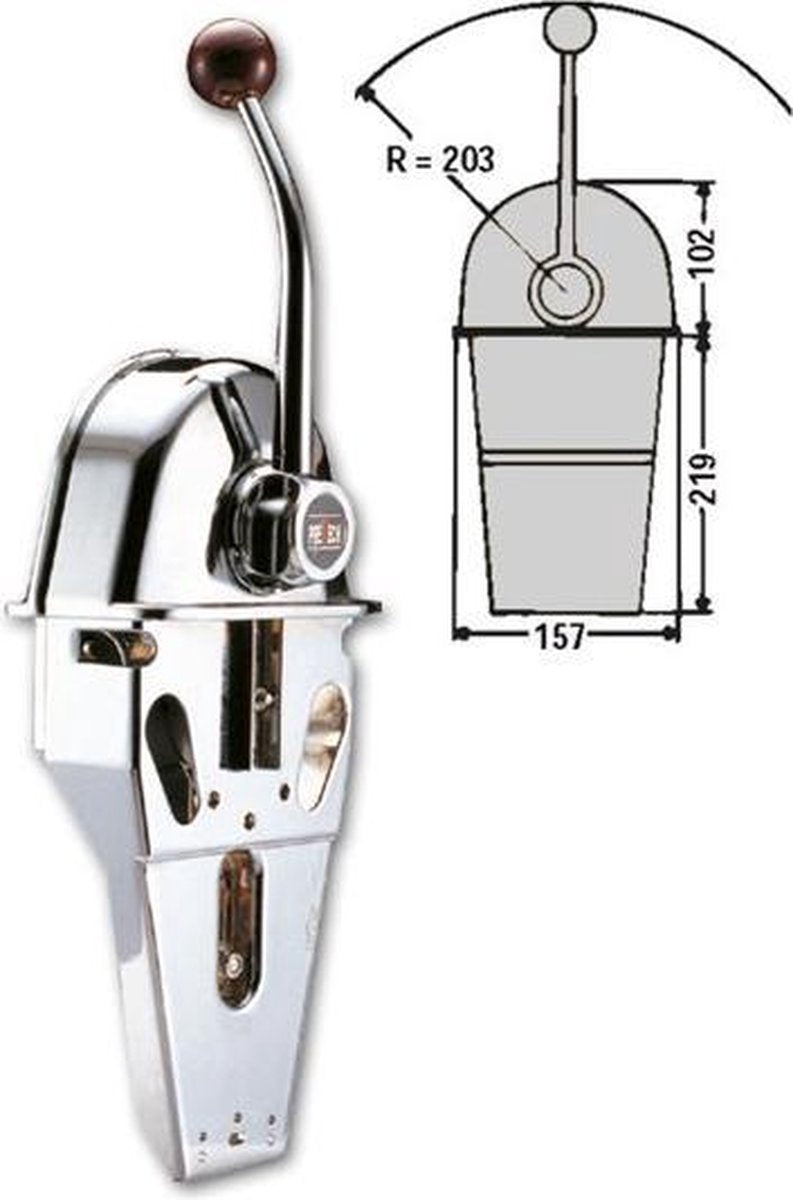 Pretech TS Single Gashendel type 38601