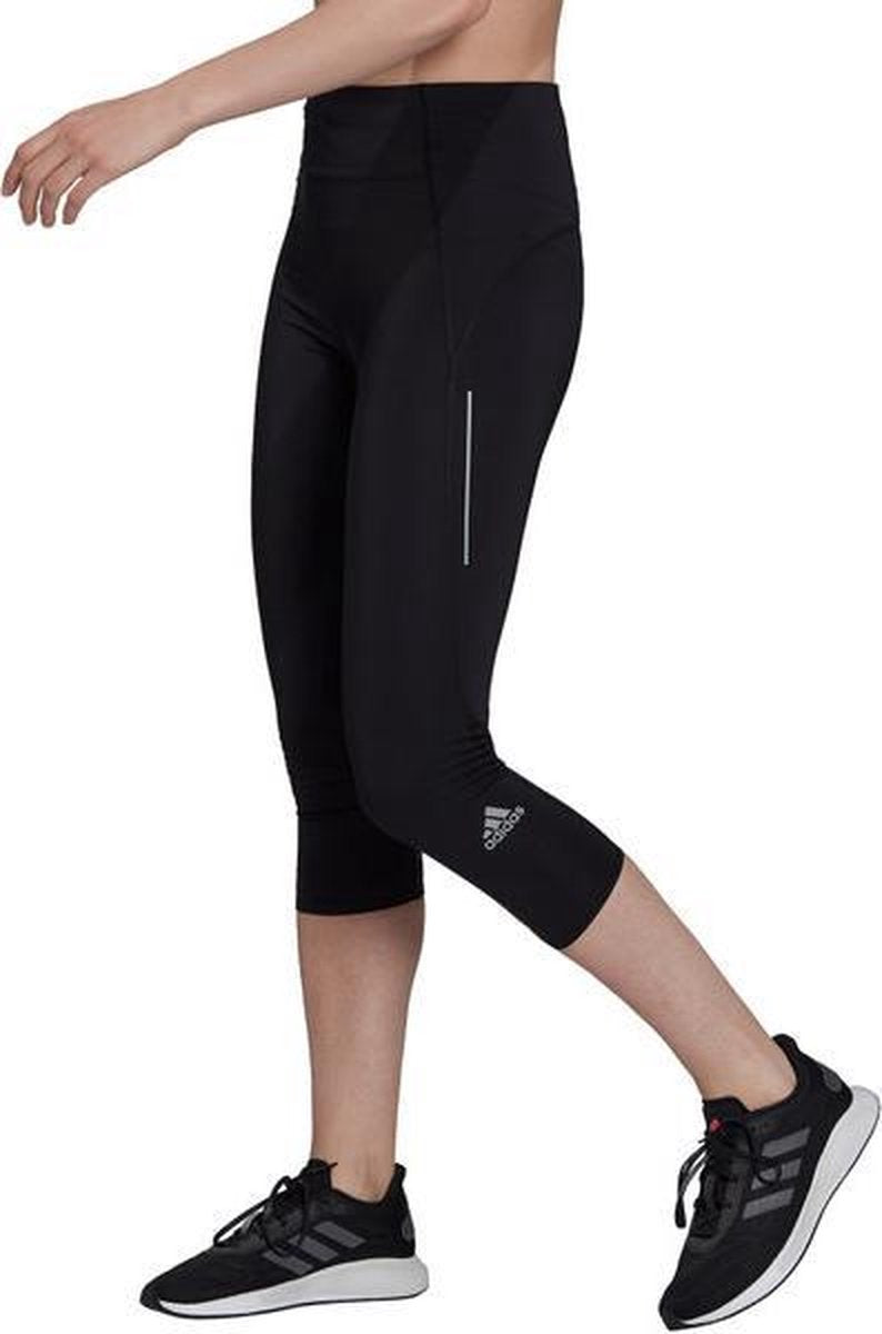 adidas Own The Run 3/4 Tight Dames - zwart - maat S
