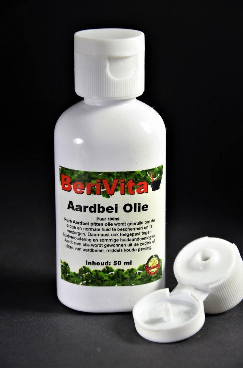 Aardbei Olie Puur 50ml - Huidolie van zaden