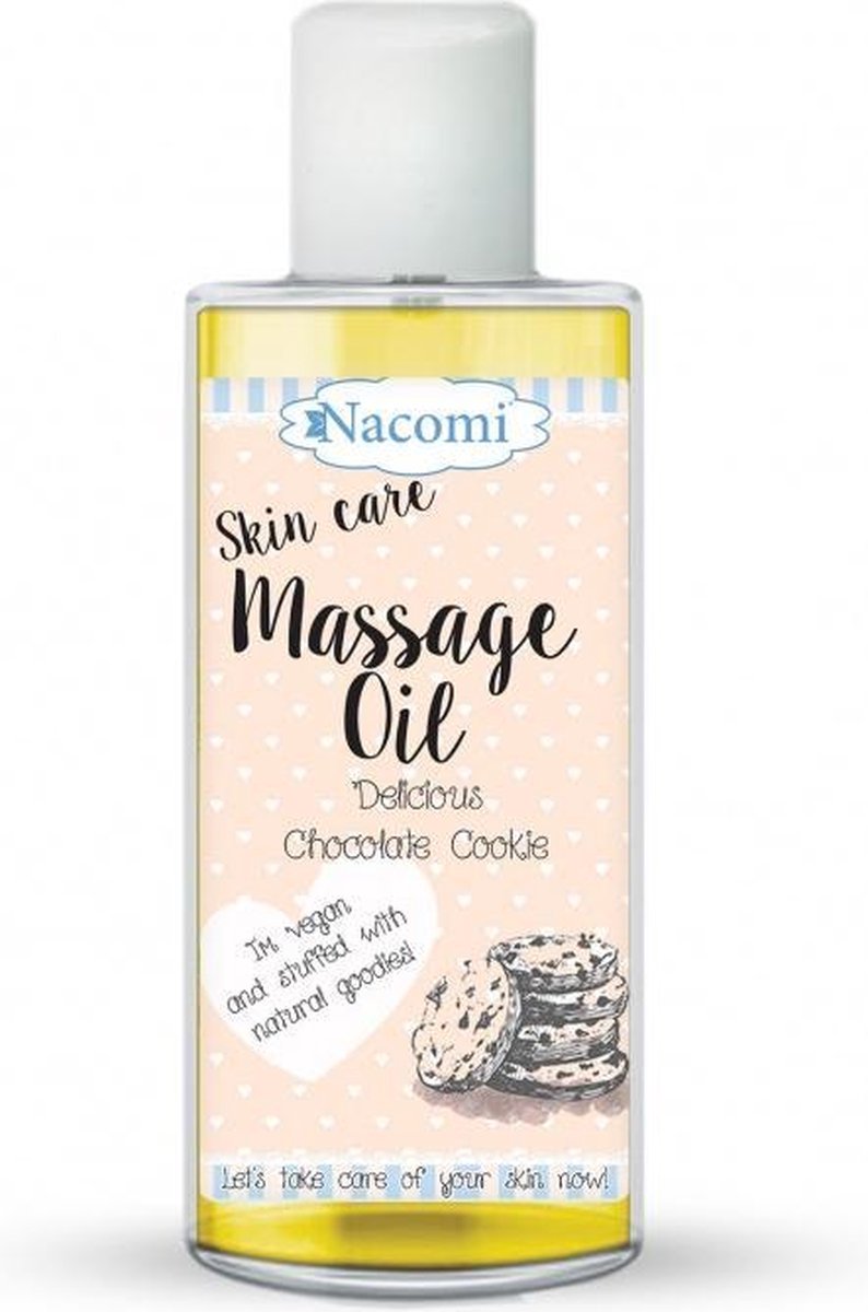 Nacomi - Skin Care Massage Oil nawilżający olejek do masażu Pyszne Ciasteczko 150ml