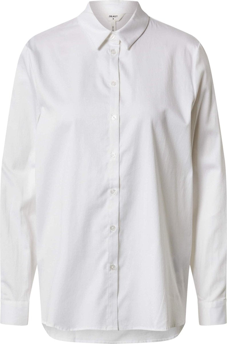 Object blouse objroxa l/s loose shirt noos Wit-38 (M)