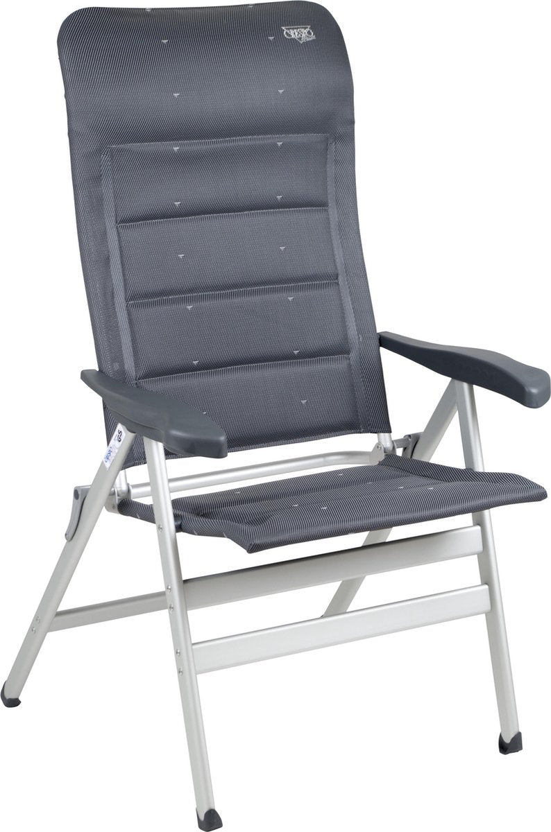 Crespo AL-238 XL Deluxe - Campingstoel - Verstelbaar - Donker Grijs
