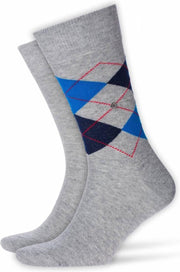 Burlington Everyday 2-Pack Heren Sokken - Grijs - Maat 40-46