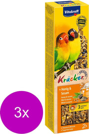 Vitakraft Agapornis Kracker 2 stuks - Vogelsnack - 3 x Honing