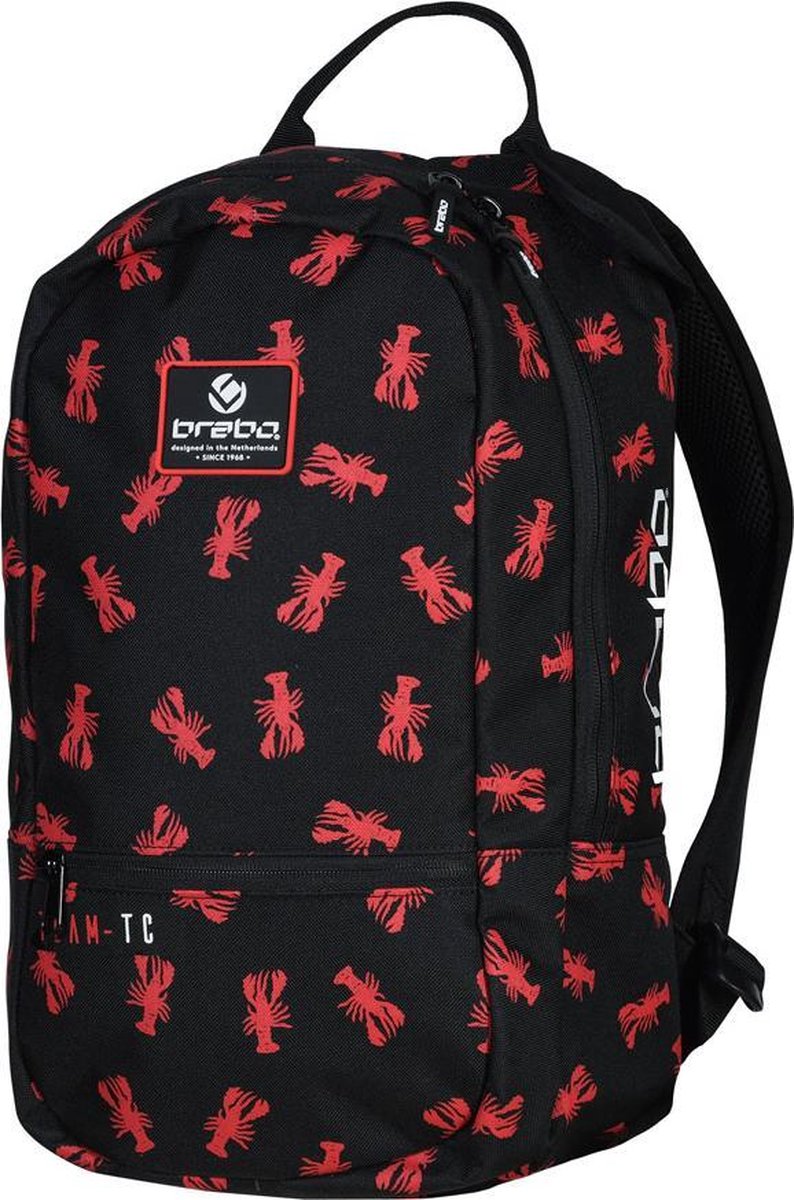 Brabo Backpack Lobster Black/Red Sticktas Unisex - Black/Red